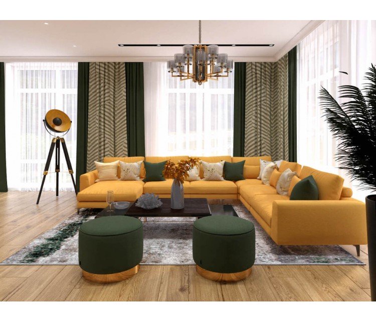 Дизайн проект будинку 125м² КМ «The Hills» с. Горбовичі, Дизайн студия © AbiStyle