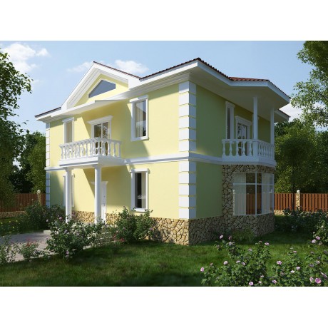 Интерьер частного дома 86м² с. Белогородка