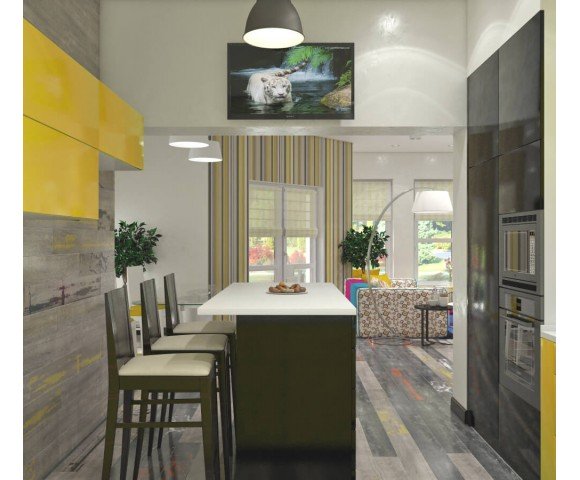 Дизайн проект будинку 203м² в селищі Ворзель