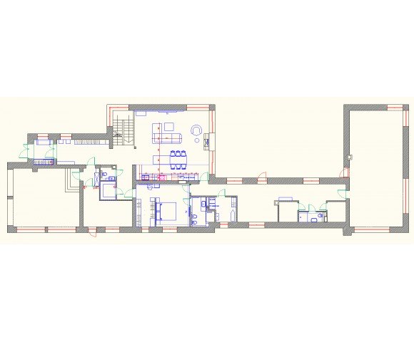 Дизайн проект приватного будинку 500м² м. Київ