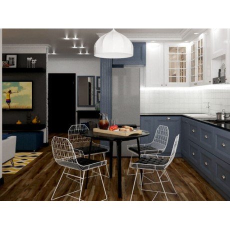 Интерьер квартиры 53м² Киев