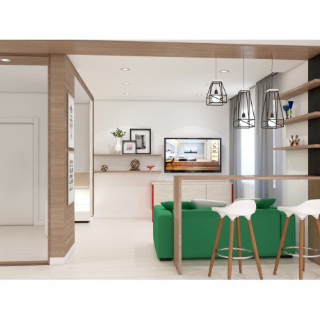 Интерьер квартиры 57м² г. Кременчуг