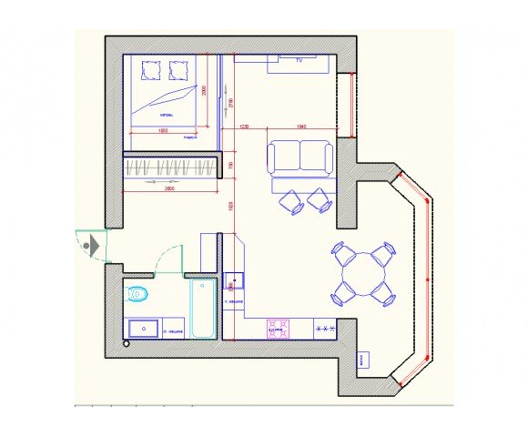 Дизайн проект квартири 57м² м.Кременчук © AbiStyle Дизайн проект квартири 57м² м.Кременчук