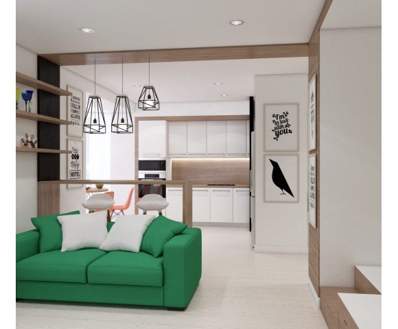 Дизайн проект квартири 57м² м.Кременчук © AbiStyle Дизайн проект квартири 57м² м.Кременчук