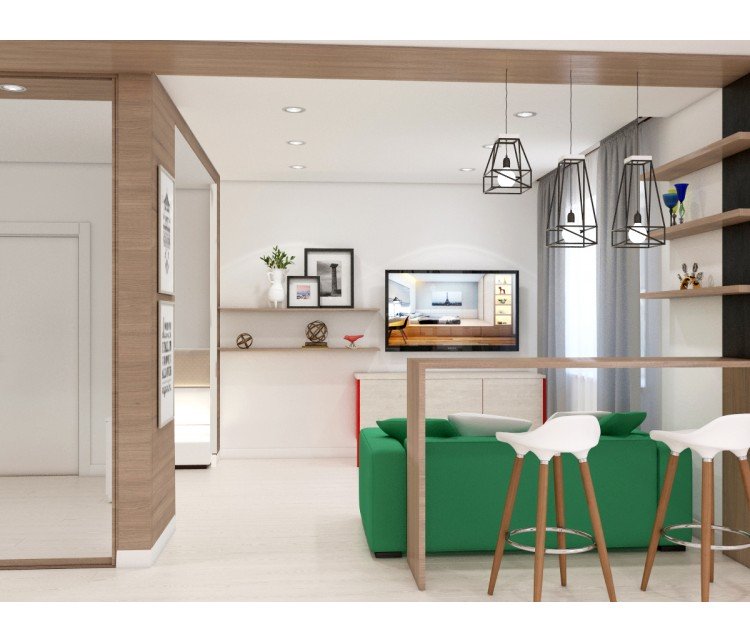Дизайн проект квартири 57м² м.Кременчук, Дизайн студия © AbiStyle Дизайн проект квартири 57м² м.Кременчук, Дизайн студия © AbiStyle