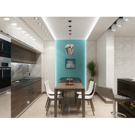 Интерьер квартиры 90м² в Киеве