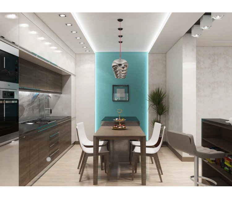 Дизайн проект квартири 90м² в Києві, Дизайн студия © AbiStyle