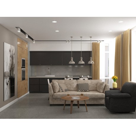 Интерьер квартиры 80м² в Киеве