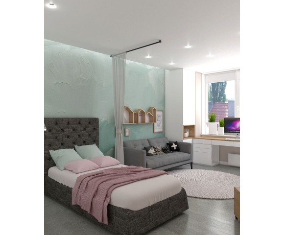 Дизайн проект квартиры 80м² в Киеве