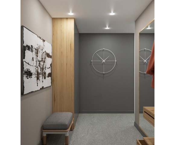 Дизайн проект квартиры 80м² в Киеве