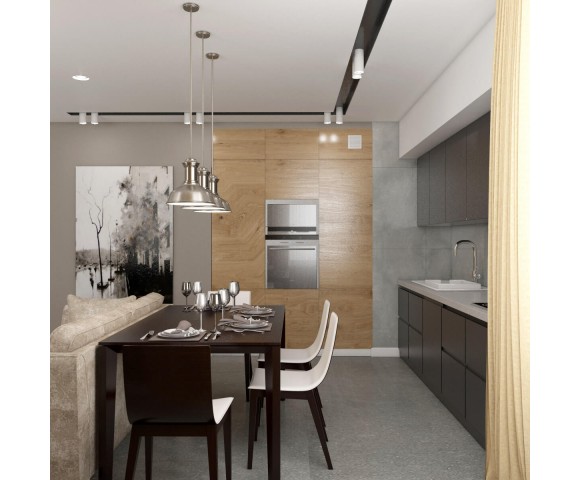 Дизайн проект квартиры 80м² в Киеве