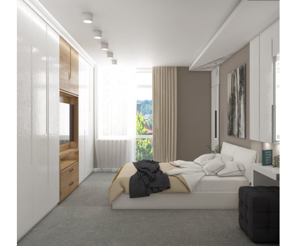 Дизайн проект квартиры 80м² в Киеве