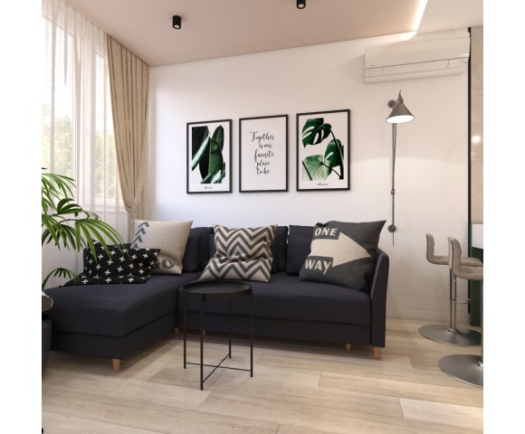 Дизайн проект квартиры 47м² ЖК Министерский