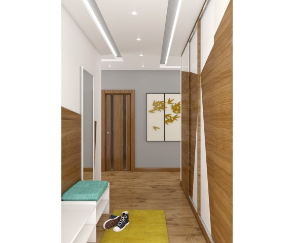 Дизайн проект квартиры 75м² ЖК Gloria Park