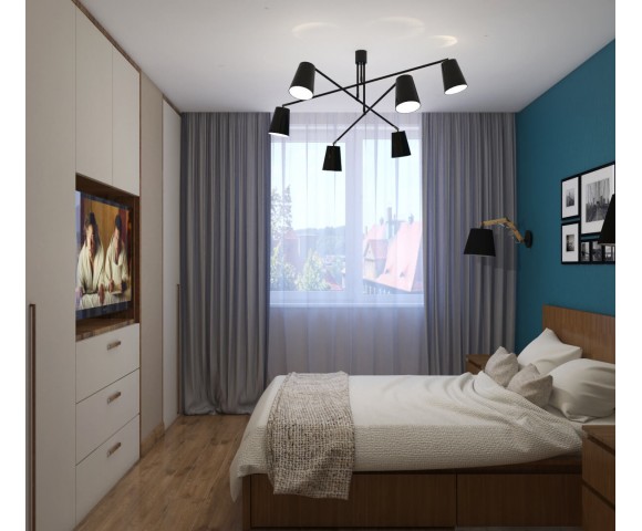 Дизайн проект квартиры 75м² ЖК Gloria Park