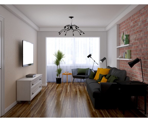 Дизайн проект квартиры 58м² Украина, Киев © AbiStyle Дизайн проект квартиры 58м² Украина, Киев