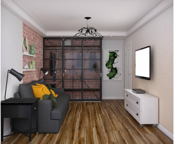 Дизайн проект квартиры 58м² Украина, Киев © AbiStyle Дизайн проект квартиры 58м² Украина, Киев