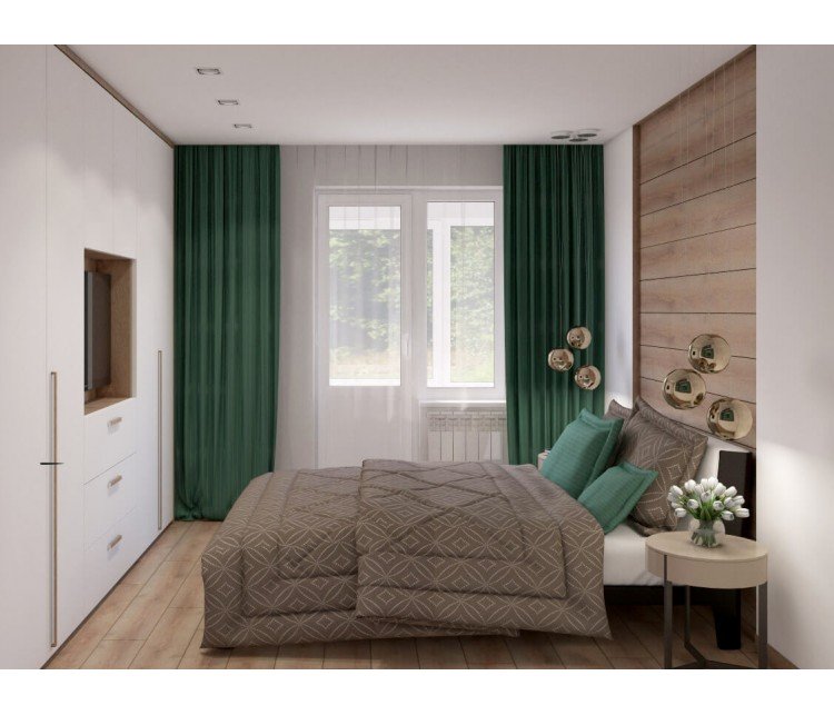 Дизайн проект квартиры 95м² ЖК Місто Квітів, Дизайн студия © AbiStyle
