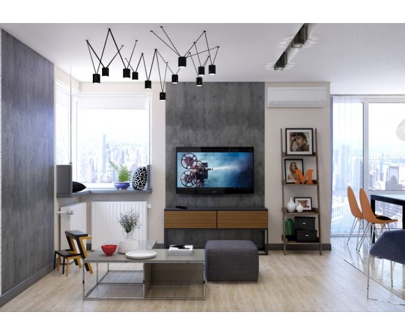 Дизайн проект квартиры 52м² ЖК 4 Сезона