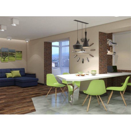 Интерьер  квартиры 73м² г. Ворзель
