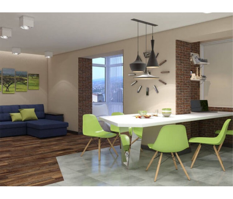 Дизайн проект квартири 73м² р Ворзель, Дизайн студия © AbiStyle
