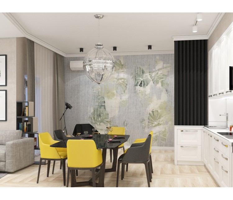 Дизайн проект квартири 108м² ЖК Busov Hill, Дизайн студия © AbiStyle