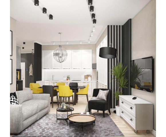 Дизайн проект квартири 108м² ЖК Busov Hill