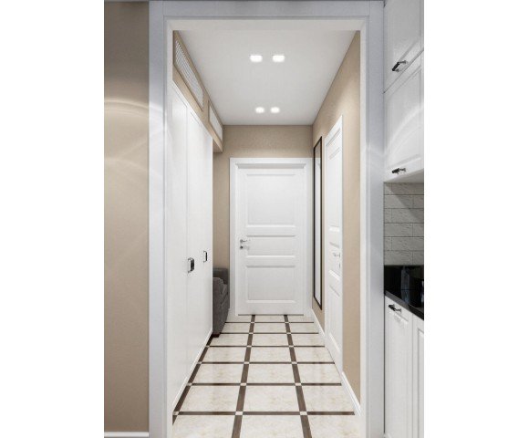 Дизайн проект квартири 43м² ЖК Obolon SKY